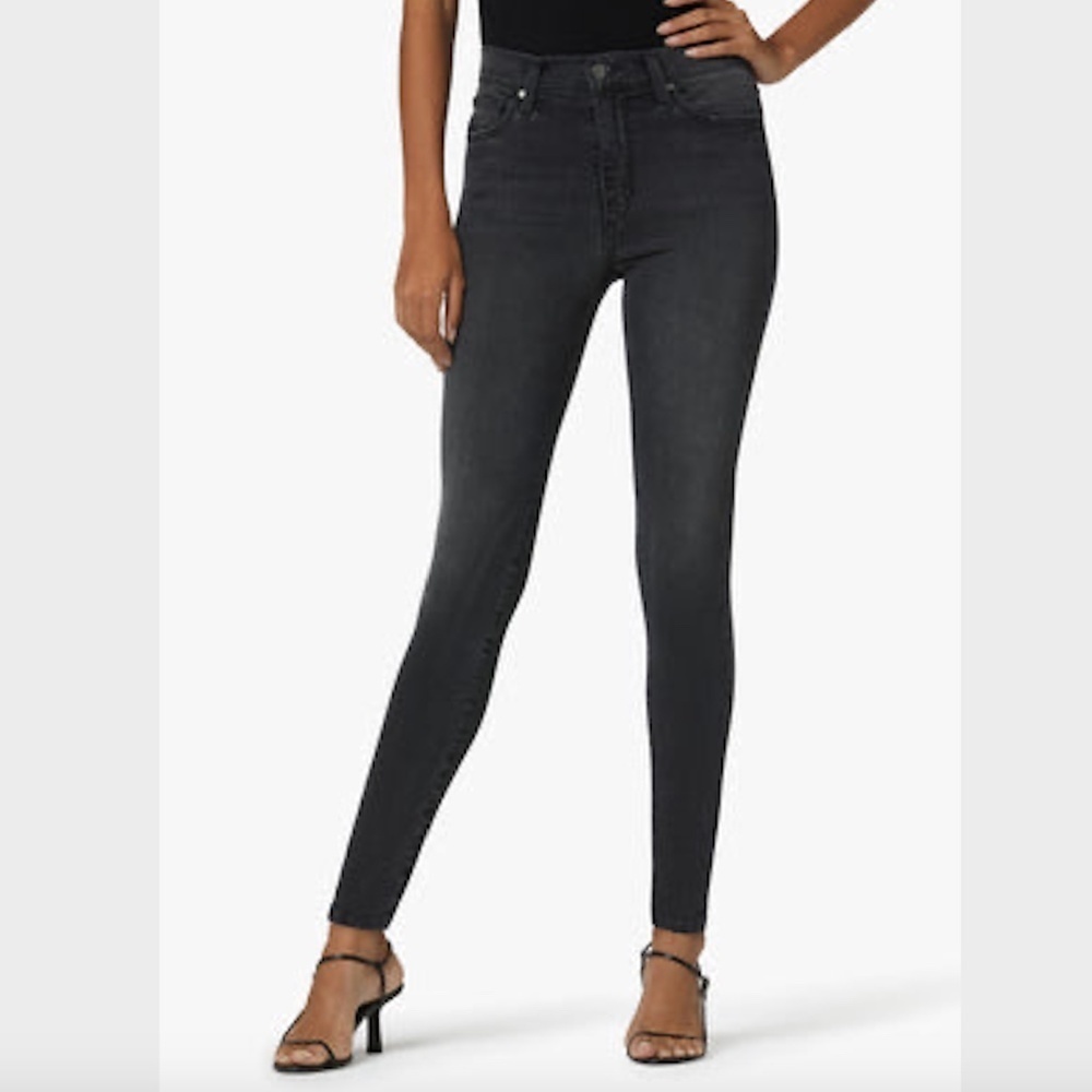 Joe's Jeans Curvy Skinny Ankle Jeans Dark Gray Jeans